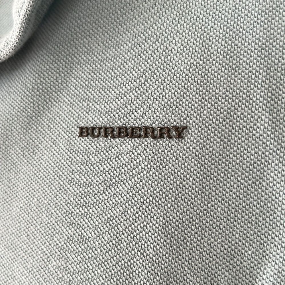 Vintage Burberry London baby blue Y2K polo L - Picture 3 of 6